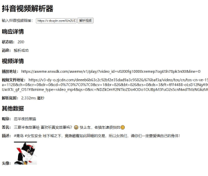 抖音无水印视频解析源码-爆品运营狮